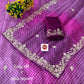 ✨ SPECIAL BANDHEJ PATTERN TABBY SILK SAREE WITH PITTA ZARI WORK