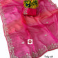 ✨ SPECIAL BANDHEJ PATTERN TABBY SILK SAREE WITH PITTA ZARI WORK
