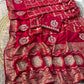 💕 Premium Dola Viscose Saree with Jaipuri Gotapatti Work
