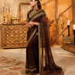 Party Wear Soft Twill Saree with Designer Corset Blouse