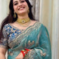 🌸 NEW ARRIVAL ✨ Royal Butterfly Embroidery Saree