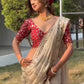 Wedding Special Jimmy Chu Saree with Heavy Sequence Embroidery
