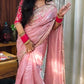 Elegant Sequin Frendy Chiffon Dream Saree