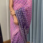 Shaded Celebrity Style Designer Georgette Saree with Mirror & Khatli Work