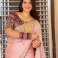 Wedding Special Rangoli Silk Saree With Designer Stichtched Embroidered Blouse