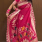 Royal Dola Silk Handwork Saree with Zari & Khatli Cutdana Work