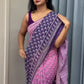 Shaded Celebrity Style Designer Georgette Saree with Mirror & Khatli Work