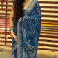 Celebrity Style Designer Georgette Saree with Mirror Work