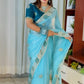 Premium Fendy C-Pallu Satin Designer Saree