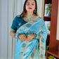Premium Fendy C-Pallu Satin Designer Saree