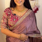 Wedding Special Rangoli Silk Saree With Designer Stichtched Embroidered Blouse
